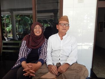D. Zawawi Imron bersama Lilik Soebari