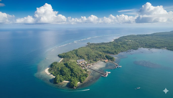 Pulau Kangean pandangan dari atas